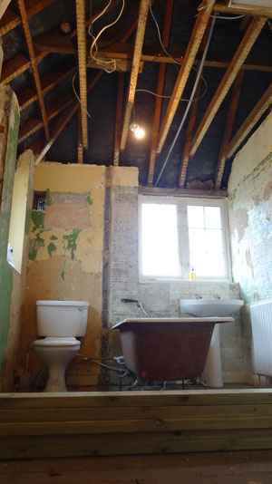 bathroom before